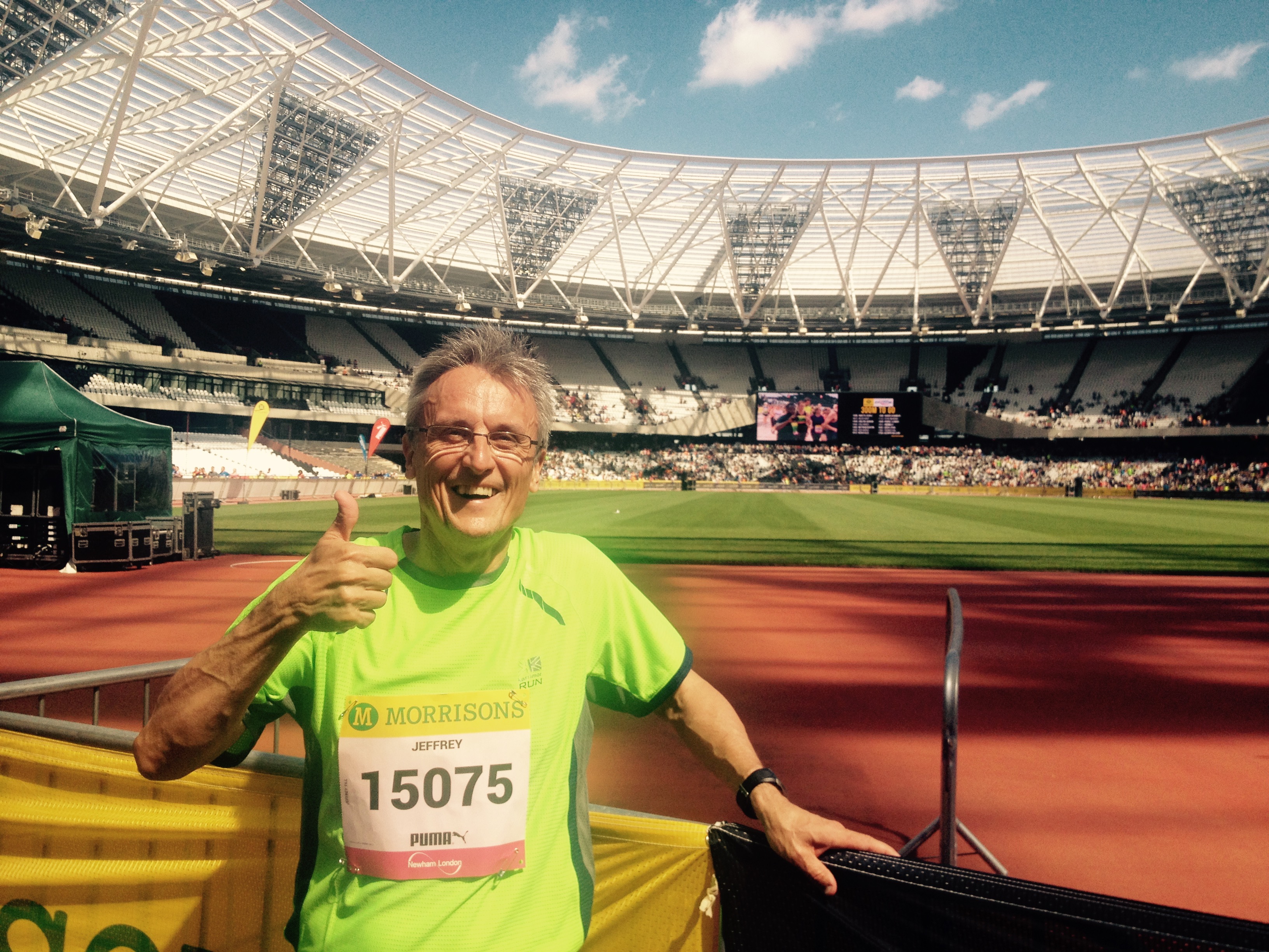 Jeff Till Pictured at Olympic Park Stadium